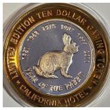 CALIFORNIA - $10 .999 SILVER TOKEN (B29)