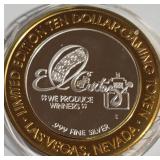 EL CORTEZ - $10 .999 FINE SILVER TOKEN (A19)