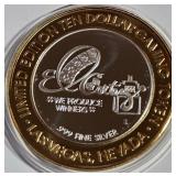 EL CORTEZ - $10 .999 FINE SILVER TOKEN (29)