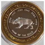 CALIFORNIA - $10 .999 SILVER TOKEN (S16)