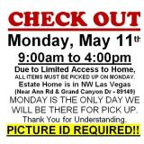 AUCTION PICK UP DAY & HOURS