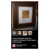 J4 - FRAMED SIGNED WILDLIFE ART PRINT