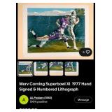 J4 - FRAMED FOOTBALL ACTION SPORTS PRINT