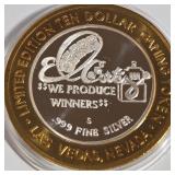 EL CORTEZ - $10 .999 FINE SILVER TOKEN (28)