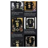 J4 - SIGNED DREW BREES FRAMED JERSEY