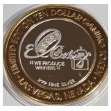 EL CORTEZ - $10 .999 FINE SILVER TOKEN (23)