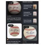 J4 - SIGNED BASEBALL COLLECTIBLE MEMORABILIA