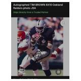 J4 - FRAMED AUTOGRAPHED FOOTBALL ACTION PHOTO