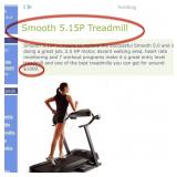 J3 - SMOOTH FITNESS TREADMILL (L40)