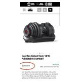 J3 - BOWFLEX FREE WEIGHTS (M20)