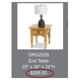 J3 - COFFEE TABLE & MATCHING SIDE TABLE (L8)