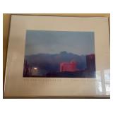 J3 - TONY VINELLA "PALACE AVE SANTA FE" ART FRAMED