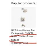 J3 - KOHLER RUBICON SHOWER FIXTURES (R31)