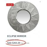 J3 - SUN/MOON WALL DECORATIVE MIRROR 33"DIA (L4)