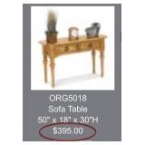 J3 - CONSOLE TABLE WITH TWO DRAWERS (L3)