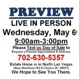 PREVIEW LIVE IN PERSON - Wednesday, May 6th