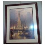 THOMAS KINCADE 'CHICAGO, WINTER AT WATER TOWER'