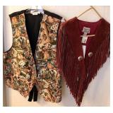 S2 - TAPESTRY VEST & TILLMAN FRINGED COLLAR (M18)
