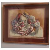 S2 - FRAMED CLOWN ART 21X25' (A21)