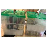 S2 - TWO BINS OF CHRISTMAS TREE ORNAMENTS (L86)