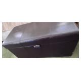 S2 - UPHOLSTERED STORAGE BENCH WITH CONTENTS