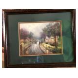 S2 - THOMAS KINKADE 'HOMETOWN MEMORIES I' ART