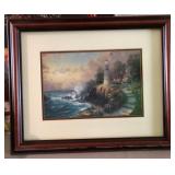 S2 - THOMAS KINKADE 'LIGHT OF PEACE' ART FRAMED