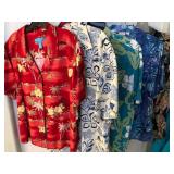 S2 - LOT OF WOMEN'S HAWAIIAN SHIRTS (M22)