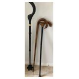 S2 - LOT OF THREE CANES