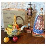 S2 - JIM SHORE FIGURINES, CORNUCOPIA BASKET (L52)