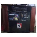 S2 - HOME ENTERTAINMENT CABINET WITH CONTENTS