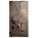 S2 - TWO VINTAGE ASIAN ART SCROLLS (A31)