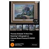 S2 - THOMAS KINKADE "ROMANCE OF THE SEA" ARTWORK