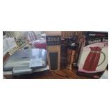 S2 - WAFFLE MAKER, CARAFE, TUMBLER, PEPPER GRINDER