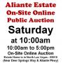 Sat.@10am - Aliante Estate Online Public Auction 5/16