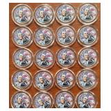 K - TWENTY OBAMA COLLECTIBLE COINS (7)