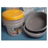 K - ROUND STORAGE CONTAINERS & TUBS (P43)