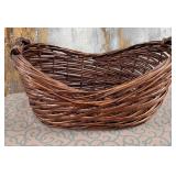K - OVAL WOVEN BASKET (S75)