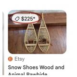 K - PAIR OF TORPEDO SNOW SHOES (P21)