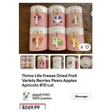 K - LOT OF EMERGENCY FOOD - FRUIT (S174)