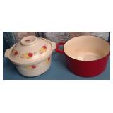 K - MYLAND EARTHENWARE CASSEROLE DISH & COOKWARE