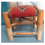 K - SOUTHWESTERN STYLE FOOTSTOOL (P3)