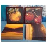 K - FOUR PIECES OF ART (P98)