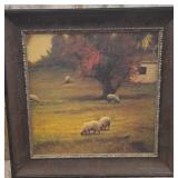 K - FRAMED ART 27X26" (S122)