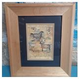 K - FRAMED ART 14X12" (P162)