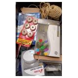 K - CHRISTMAS LIGHTS, SMOKE ALARM, TWINE & MORE