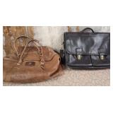 K - LOT OF TWO LEATHER BAGS (S130)