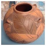 K - SAN JUAN PUEBLO REVIVAL POTTERY JAR (P149)
