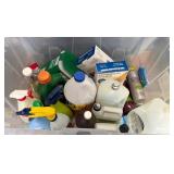 K - BIN WITH CLEANING SUPPLIES (P192)