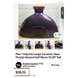 K - CERAMIC VASES, PLANTER & PLATE (S33)